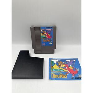 Adventures of Dino-Riki (Nintendo NES, 1989) With Manual - Tested